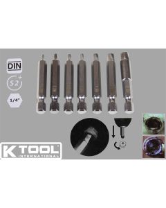Damaged Hex Screw Extractor Set 7Pc