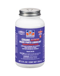 Extreme Ceramic Brake Lube, 8 Ounce Brush Top Bottle, Case of 6 Bottles