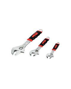 3-Piece Adjustable Wrench Set