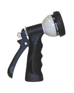 Spray Nozzle, Eight Spray Patterns from Mist to Jet, Insulated Trigger Grip, Carded