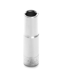 Chrome Socket, 1/2" Drive, 13mm, 6 Point, Deep