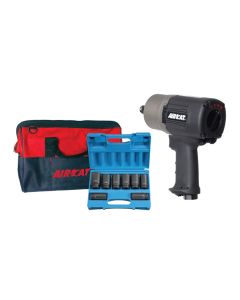 AIRCAT 3/4 in. Compact Super Duty Impact Wrench Kit
