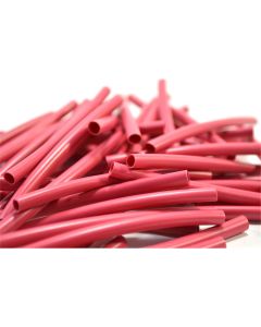 3 Inch Red Heat Shrink Tubing Dual Wall / Meltable Inner Wall - 1/8" (50-pk)
