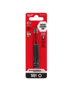 SHOCKWAVE Impact Duty? 3-1/2" SQ1 Bit 2PK