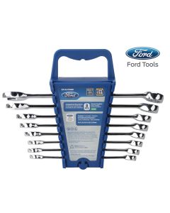 Ford Tools Metric Combination Wrench 8-Piece Set