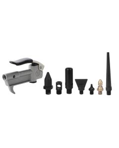 Air Blow Gun Kit with 7 Tips by KTI