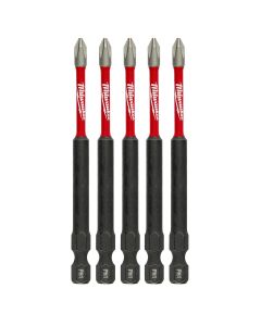 MLW48-32-4565 image(0) - #1 Phillips SHOCKWAVE™ Impact 3-1/2" Power Bits (5 pk)