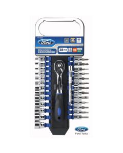 FMCFMT012MM image(0) - 28 PC Ratchet and Socket Set, 1/4"