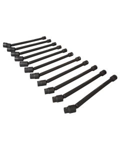 11-Piece Metric Impact Swivel Extension Socket Set