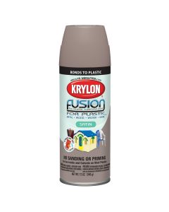 Krylon Fusion for Plastic; Satin Khaki; 12 oz. Aerosol