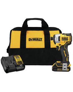 DeWalt ATOMIC 20V MAX Brushless Cordless Compact 1/4 in. Impact Driver w/ (1) Battery Kit