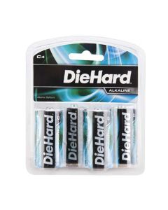 Batteries 4 Pack Diehard C Alkaline