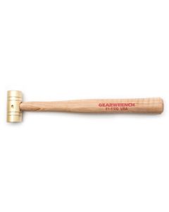 32 oz. Brass Hammer with Hickory Handle