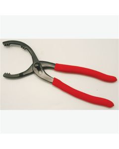 Oil Filter Wrench, Heavy Duty Swivel, 2-7/8" to 4-3/8", 3 Step Slotted Link, Vinyl Coated Handle