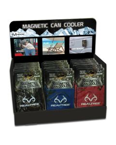 Realtree Magnetic Can Cooler Counter 36 ct. Display