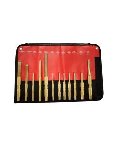 Mayhew 12-Piece Brass Punch and Scraper (Metric) Set