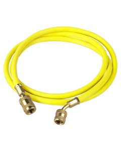 72" Yellow Enviro-Guard Hose with 45 Degree Quick Seal Fitting