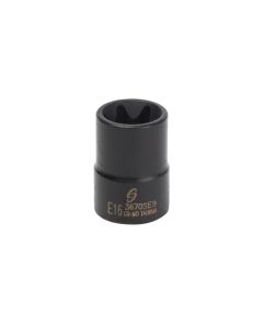 3/8" Dr. External Star Impact Socket E16