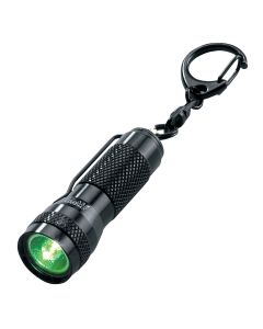 KeyMate Green LED Black Flashight, Keychain