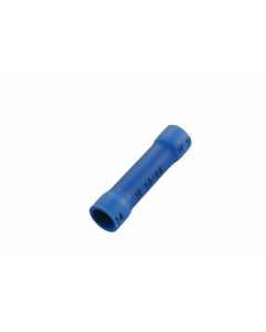 16-14 Blue Vinyl Butt Connector 50 Pcs