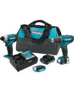 Makita 12V CXT 2.0 Ah Li-Ion Cordless 3-Piece Combo Kit