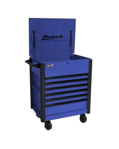 35 in. Pro Series 7-Drawer Service Cart, Blue