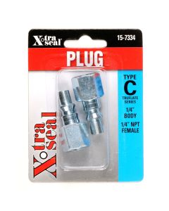 1/4" TRUFLATE "C" PLUG, FPT
