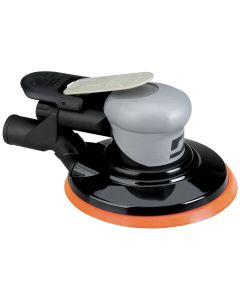 Dynabrade 6 in. Central Vac Dynorbital Silver Supreme Sander - 3/16 in. Diameter Orbit