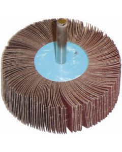 Flap Wheel 3" x 1" x 1/4" - 180 Grit, Abrasive Sandpaper