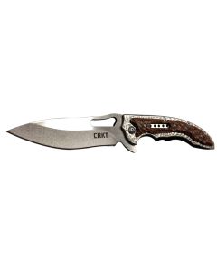 CRKT Limited Edition Fossil Folding Knife With Stone Wash Blade Finish