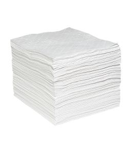 100-Pack White Sonic Bonded Mat Pad, Mediu