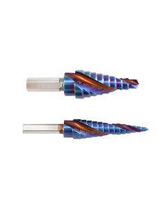 2-Piece Blue Steel Max-Duty Step Drill Set