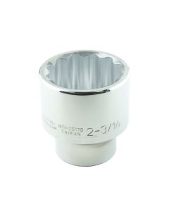 2-3/16 in. x 1 in. Drive 12-Point Chrome Socket (EA)