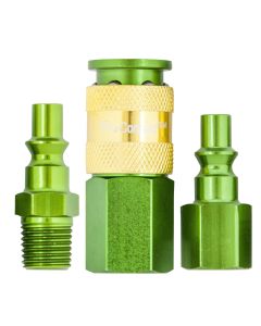 1/4" Green Coupler Kit 4pc