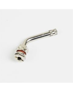 Nickel Plated Grommet Seal Valve 0.78" Height, 2.13" Length, 0.389" Valve Hole, 60 Angle