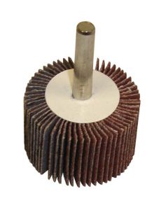 Flap Wheel 1.5" x 1" x 1/4" - 80 Grit, Abrasive Sandpaper