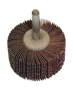 Flap Wheel 2" x 1" x 1/4" - 180 Grit, Abrasive Sandpaper