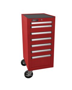 Homak Mfg. 18 in. H2Pro Series 7-Drawer Side Cabinet, Red
