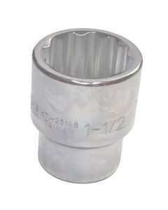 1-1/2 in. x 1 in. Drive Fractional SAE 12-Point Standard Socket (EA)