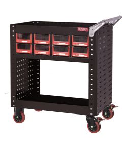 Heavy Duty Utility Cart w/ 8-Bins