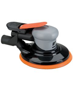 Dynabrade 6 in. Central Vacuum Silver Supreme Orbital Sander - 3/8 in. Diameter Otbit