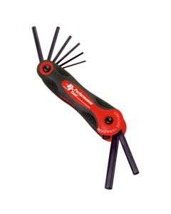 8 pc SAE Folding Hex Key Set