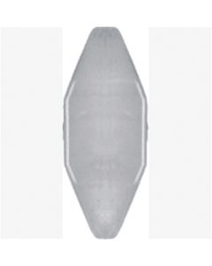 Weatherstrip Retainers, Wht Nylon, Size: 13/64" (5.3mm), Stem: 15/32", Head: 1/4" x 21/32", Qty: