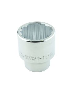 1-15/16 in. x 1 in. Drive 12-Point Chrome Socket (EA)