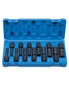 1/4" Drive 12-Piece Deep Universal Metric Set