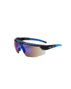 Uvex Avatar Glasses Blk/blue, Blue Mir Hc