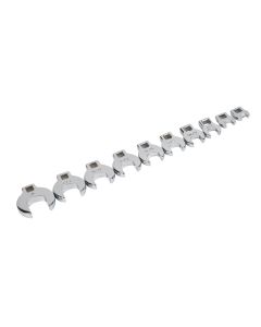 Titan 10-Piece 3/8 in. Drive SAE Crowsfoot Wrench Set