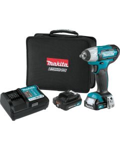 Makita 12V max CXT 2.0 Ah Li-Ion Cordless 3/8 in. Square Drive Impact Wrench Kit
