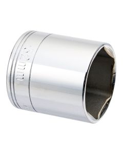 Chrome Socket, 1/2" Drive, 32mm, 6 Point, Shallow
