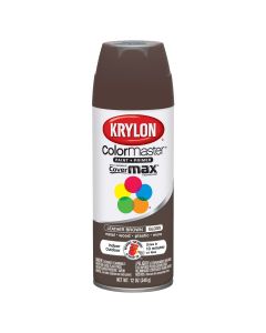 Krylon Colormaster Paint; Leather Brown; 12 oz. Aerosol